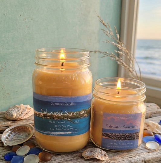 Saltwater Sanctuary Scented Candle