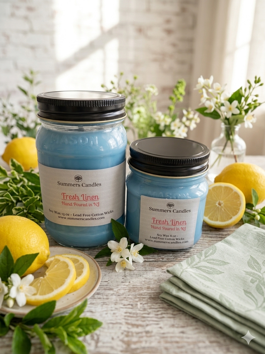 Fresh Linen Scented Candles