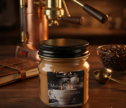 Midnight Espresso Scented Candles