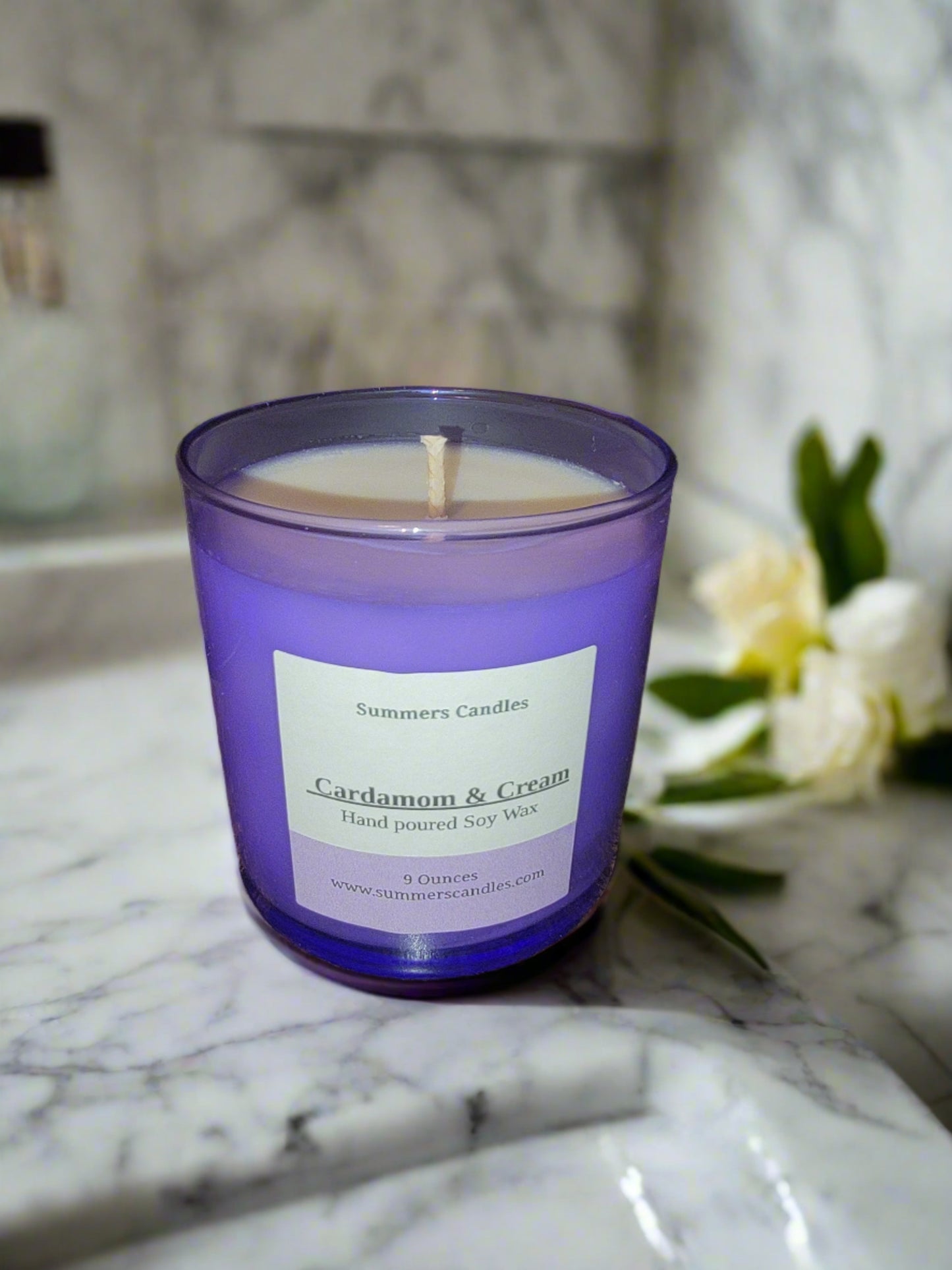 cardamon cream scented candles-Summers Candles