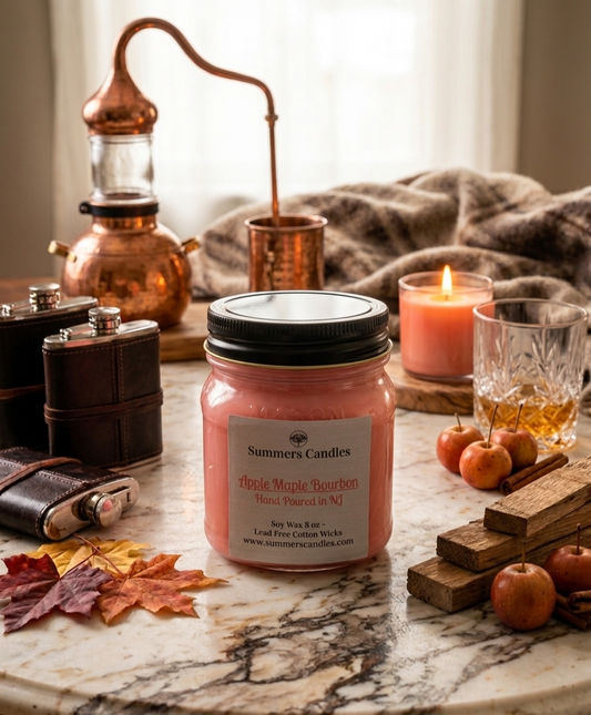 Apple Maple Bourbon Scented Candle