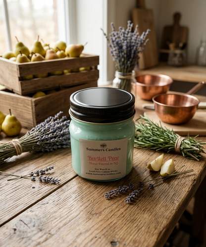 Barlett Pear Scented Candle - Summers Candles