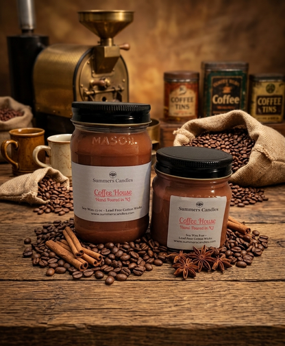 Coffee House Scented Candle - Summers Candles