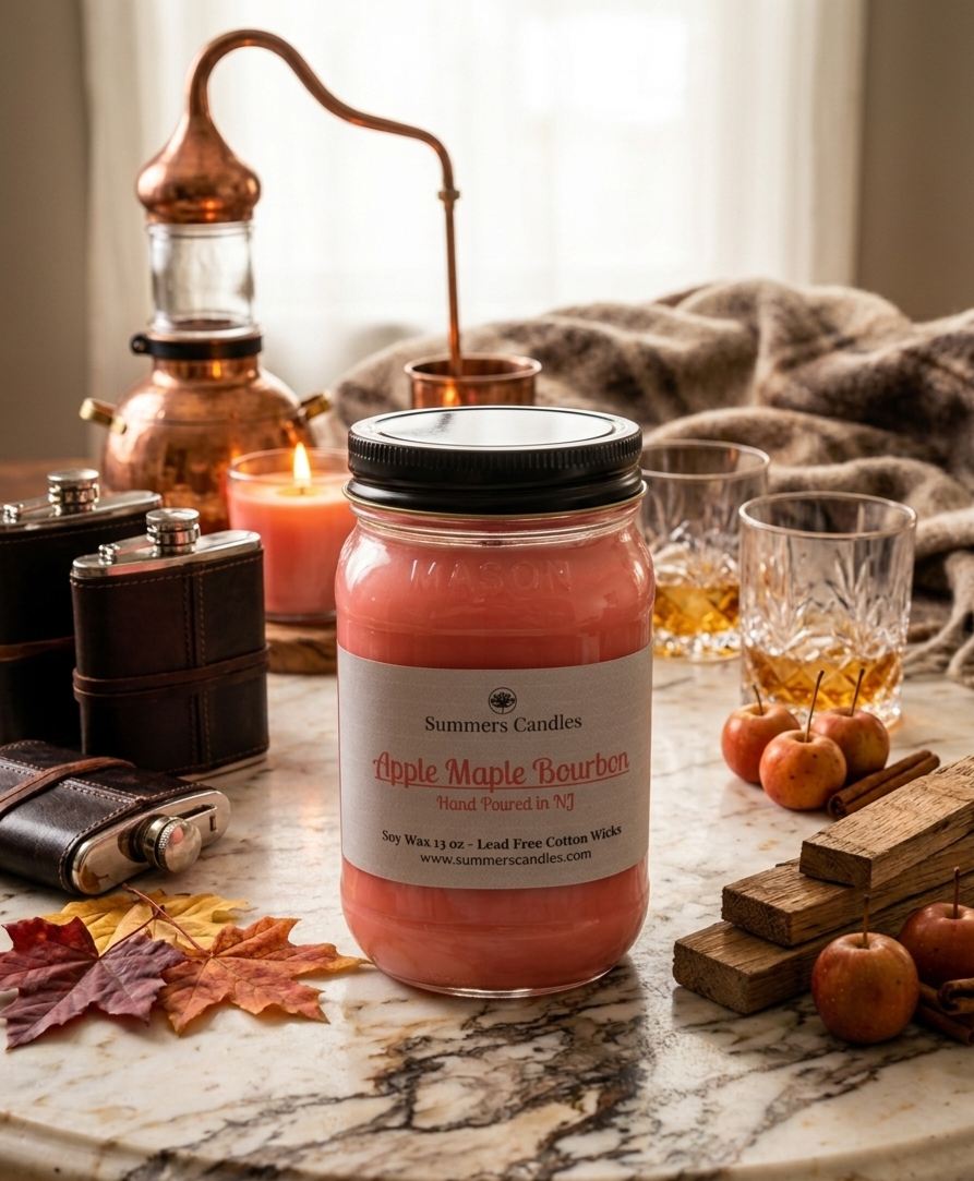 Apple Maple Bourbon Scented Candle