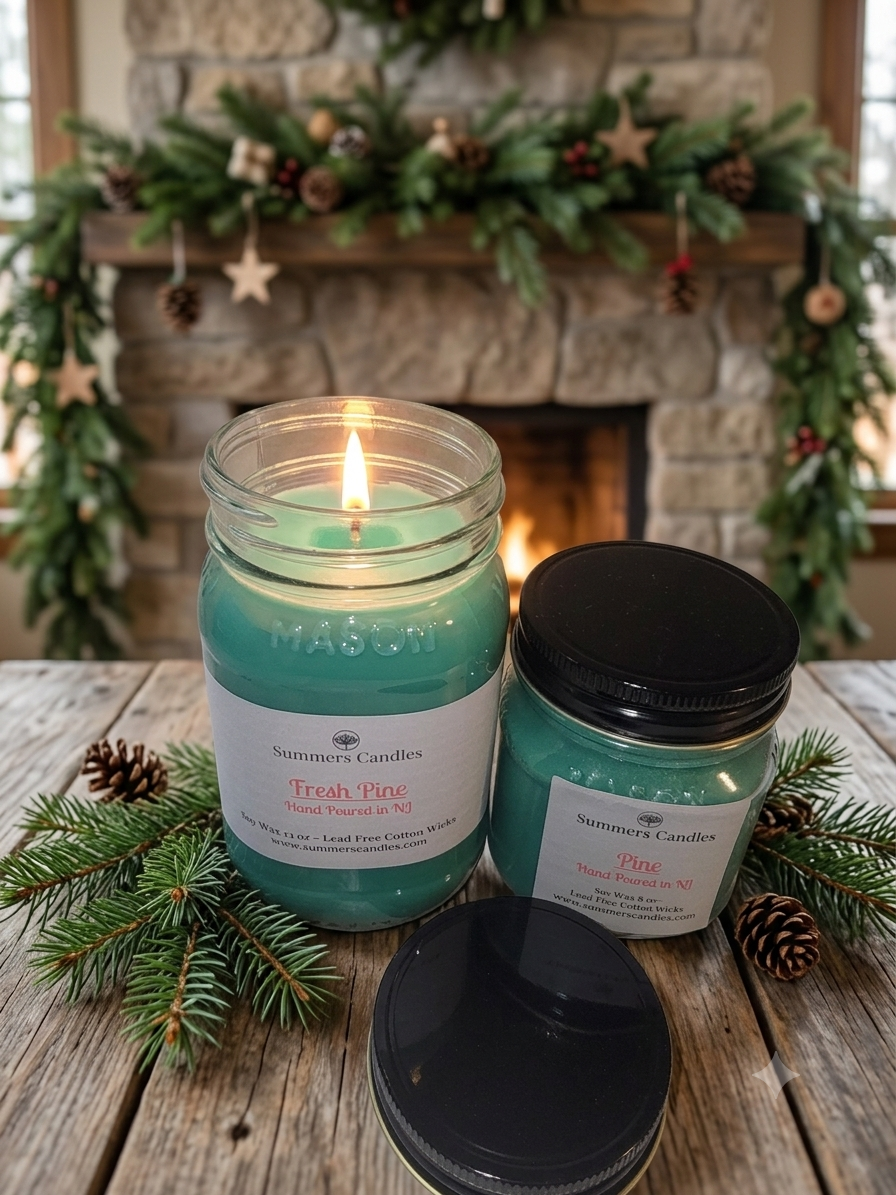 Fresh Pine Scented Candles - Summers Candles
