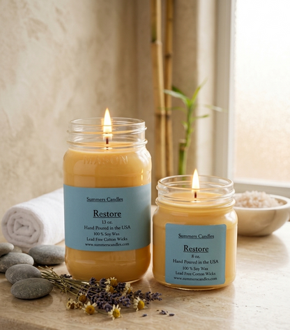 Restore Aromatherapy Scented Candle