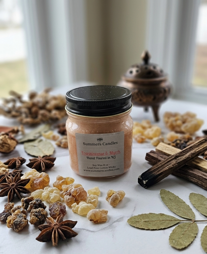 Frankincense & Myrrh Scented Candle - Summers Candles