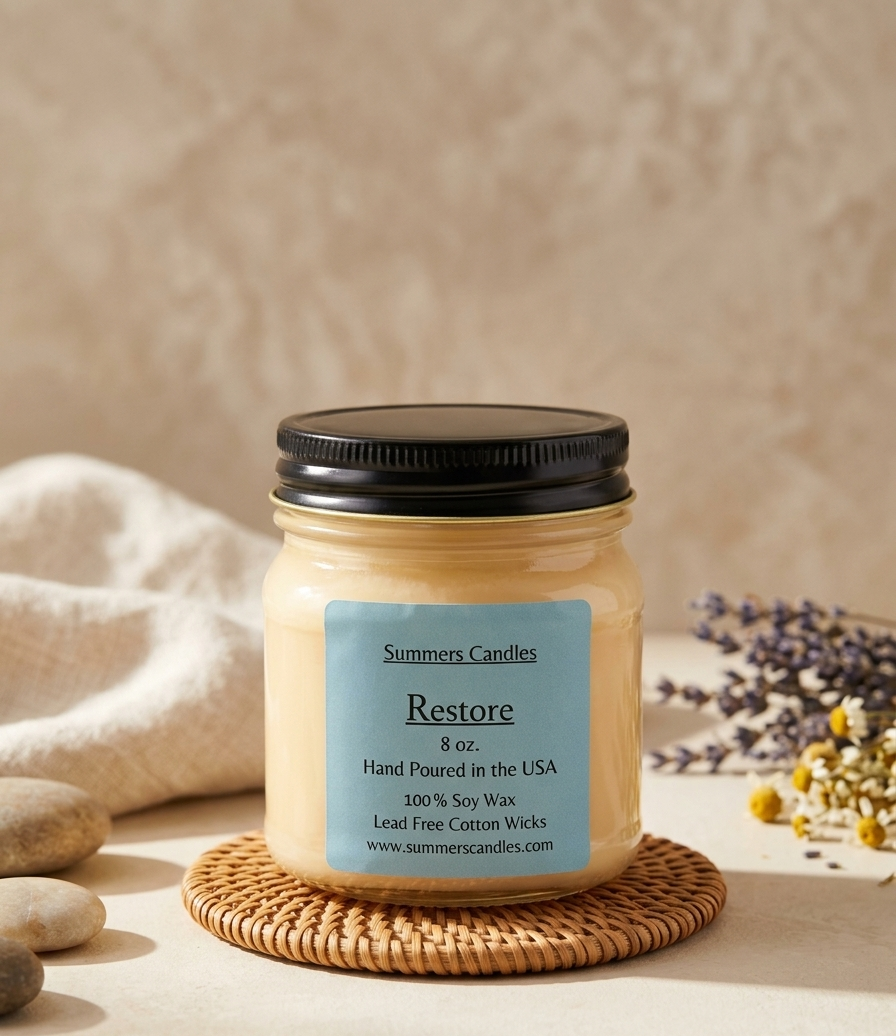Restore Aromatherapy Scented Candle