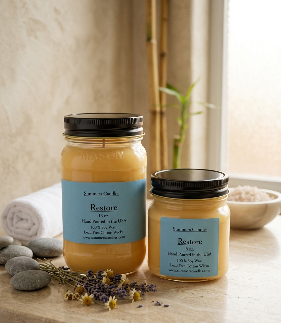 Restore Aromatherapy Scented Candle