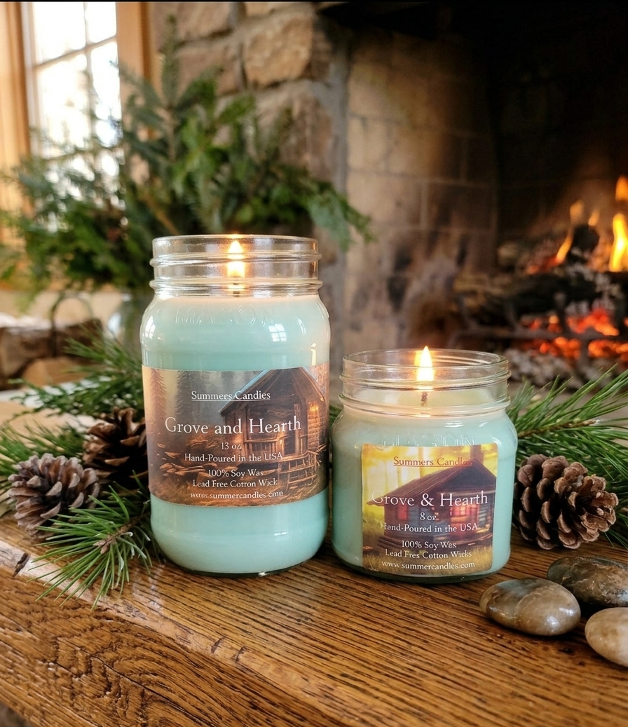 Grove and Hearth Scented Candle
