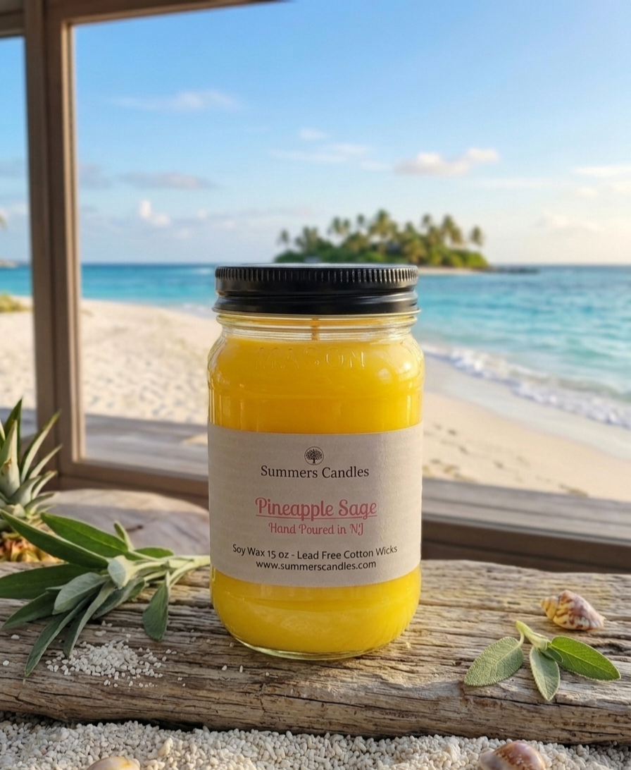 Pineapple Sage Scented Candles - Summers Candles
