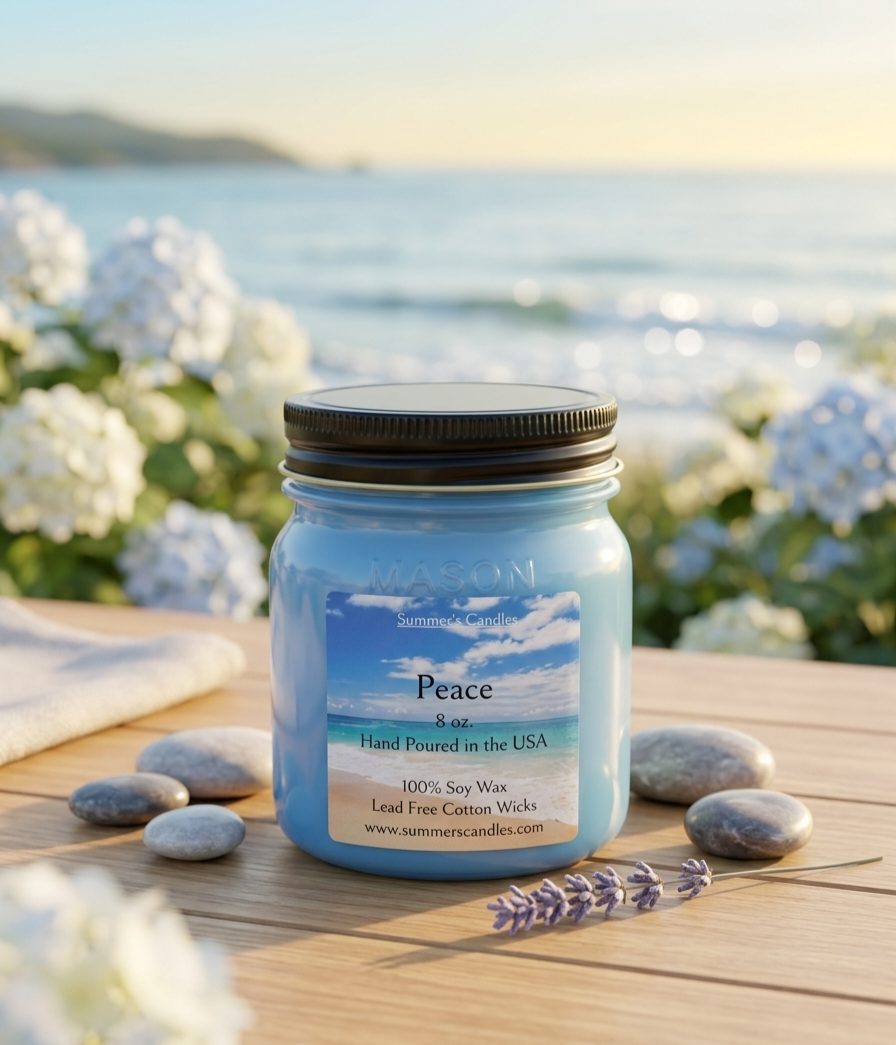 Peace Scented Candle - Summers Candles