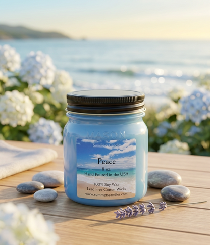 Peace Scented Candle - Summers Candles