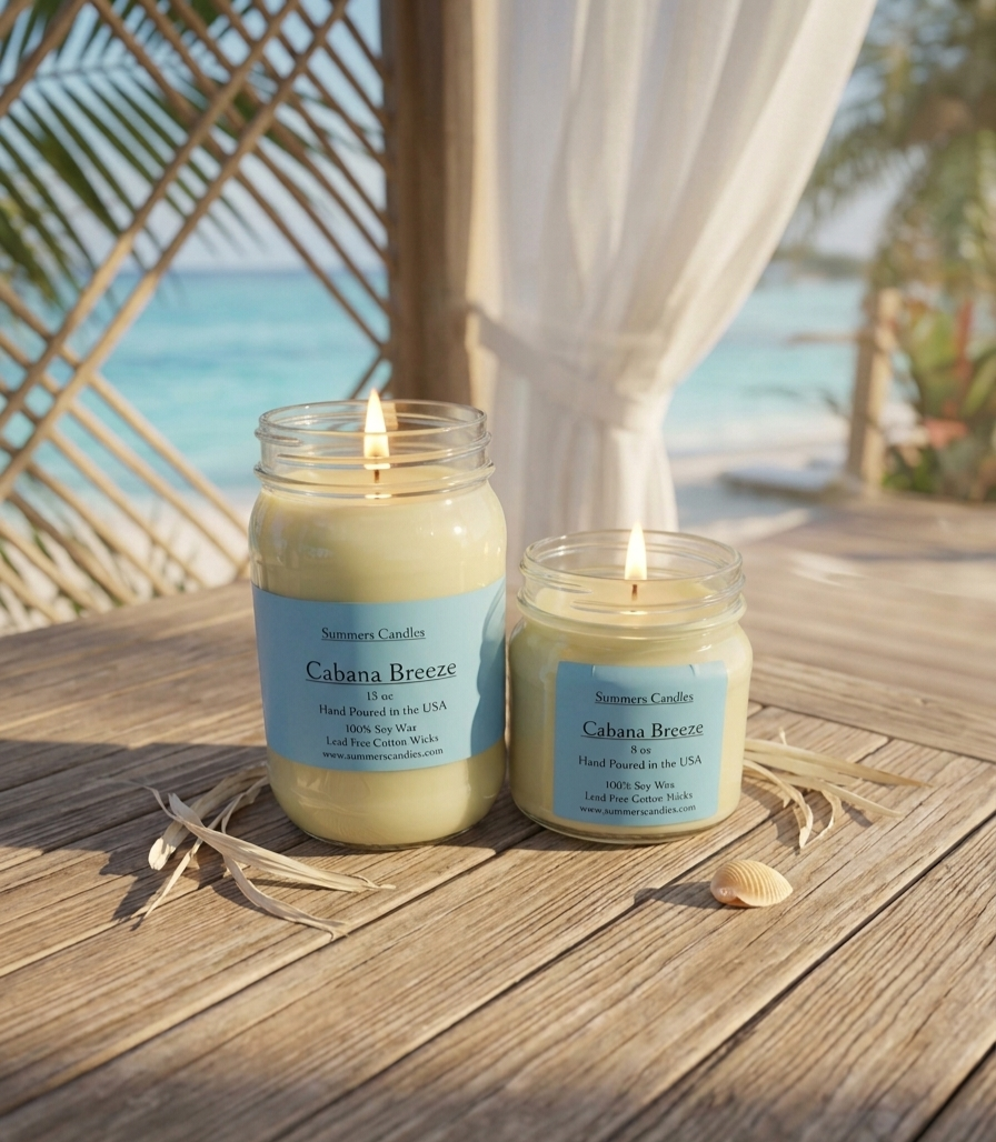 Cabana Breeze Scented Candle
