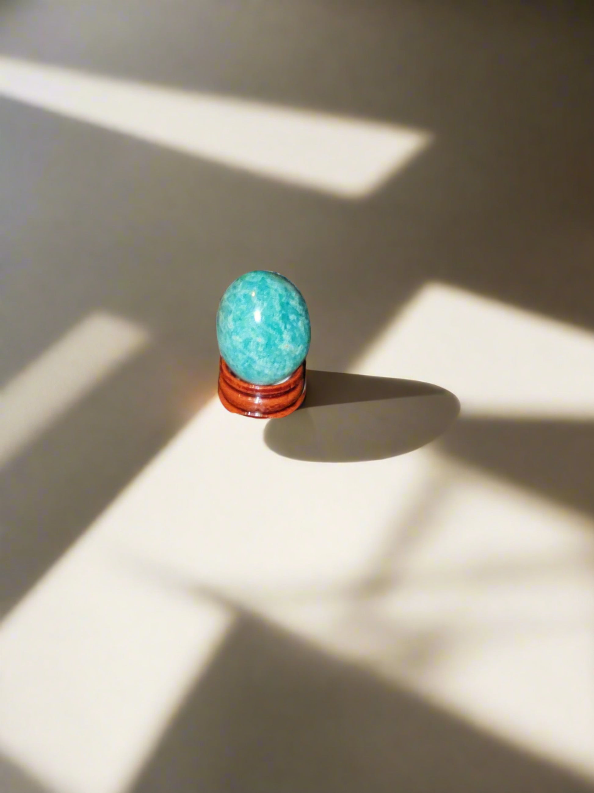 Amazonite Crystal Egg- Summers Candles