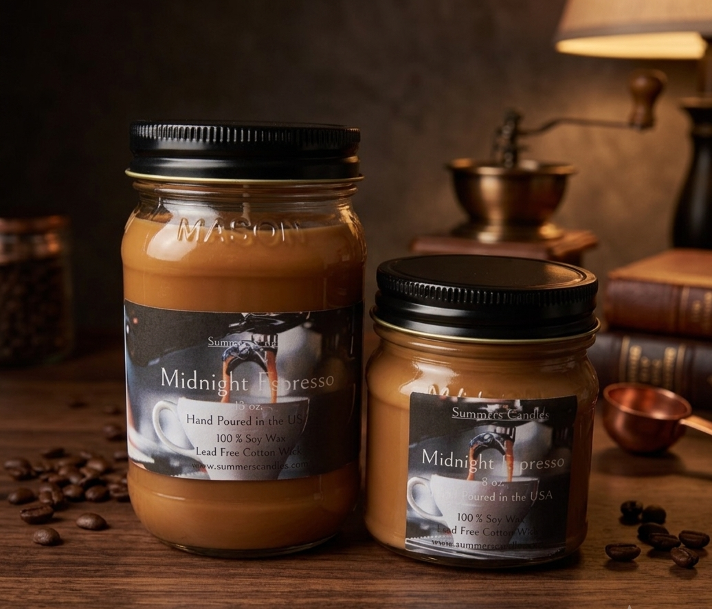 Midnight Espresso Scented Candles
