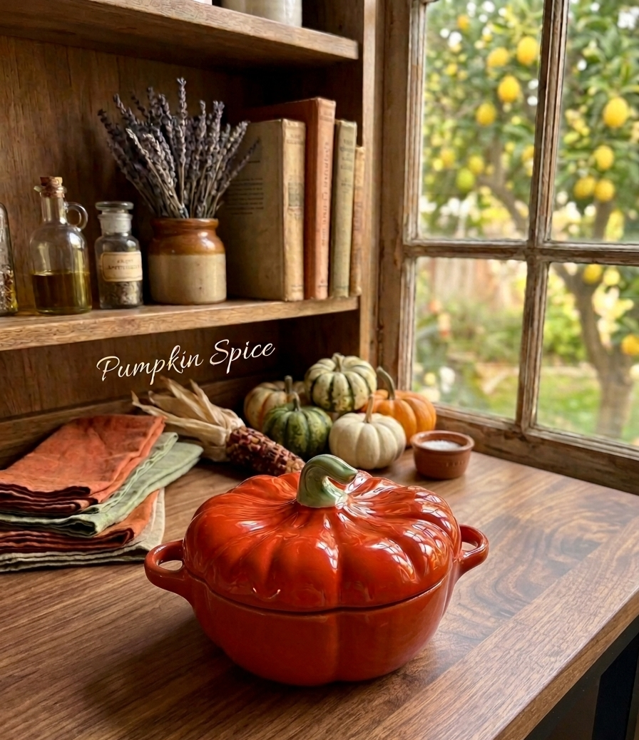 Pumpkin Spice Ceramic Candle Gift Box - Summers Candles