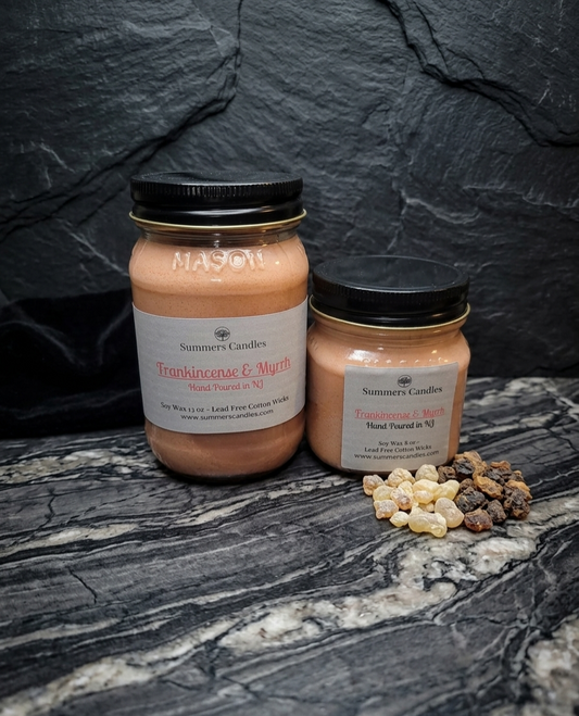 Frankincense & Myrrh Scented Candle