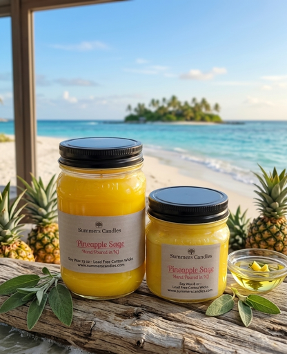 Pineapple Sage Scented Candles - Summers Candles