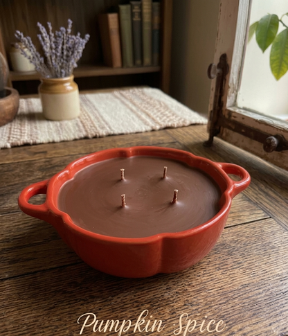 Pumpkin Spice Ceramic Candle Gift Box - Summers Candles