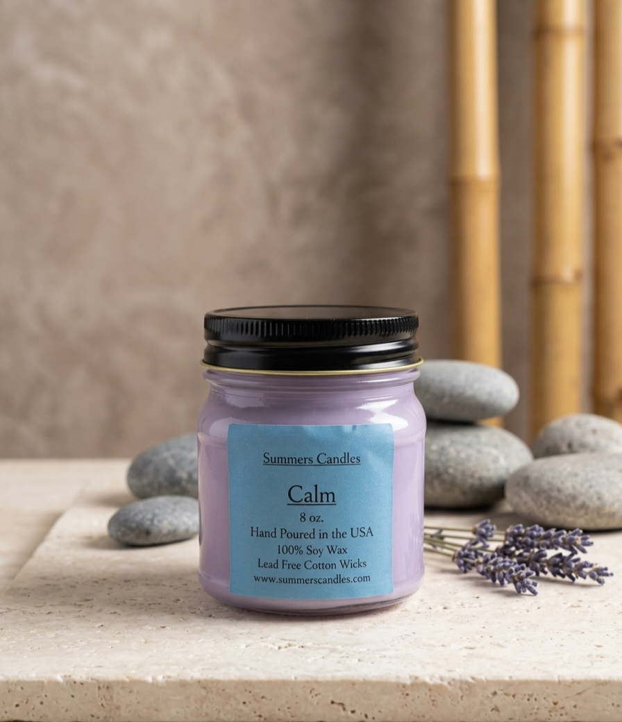 Calm Aromatherapy Scented Candle