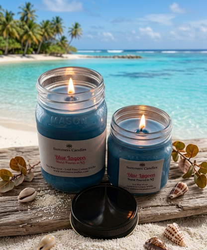 Blue Lagoon Scented Candle - Summers Candles