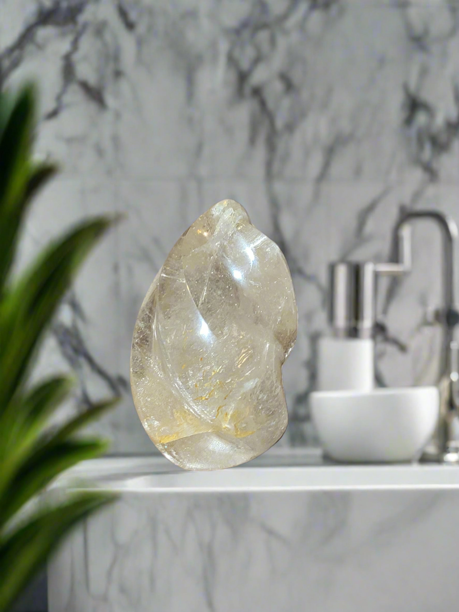 Clear Quartz Crystal- Summers Candles