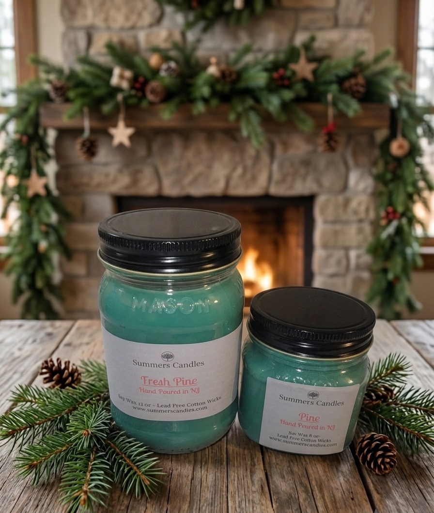 Fresh Pine Scented Candles - Summers Candles