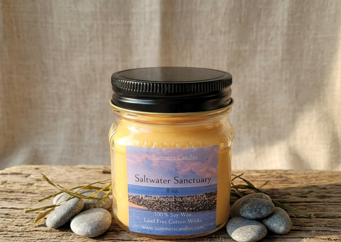 Saltwater Sanctuary Scented Candle