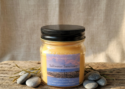 Saltwater Sanctuary Scented Candle