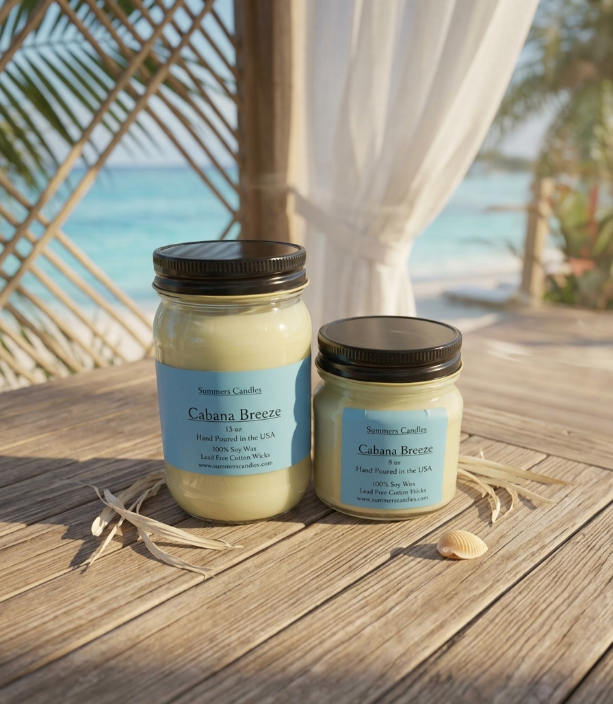 Cabana Breeze Scented Candle