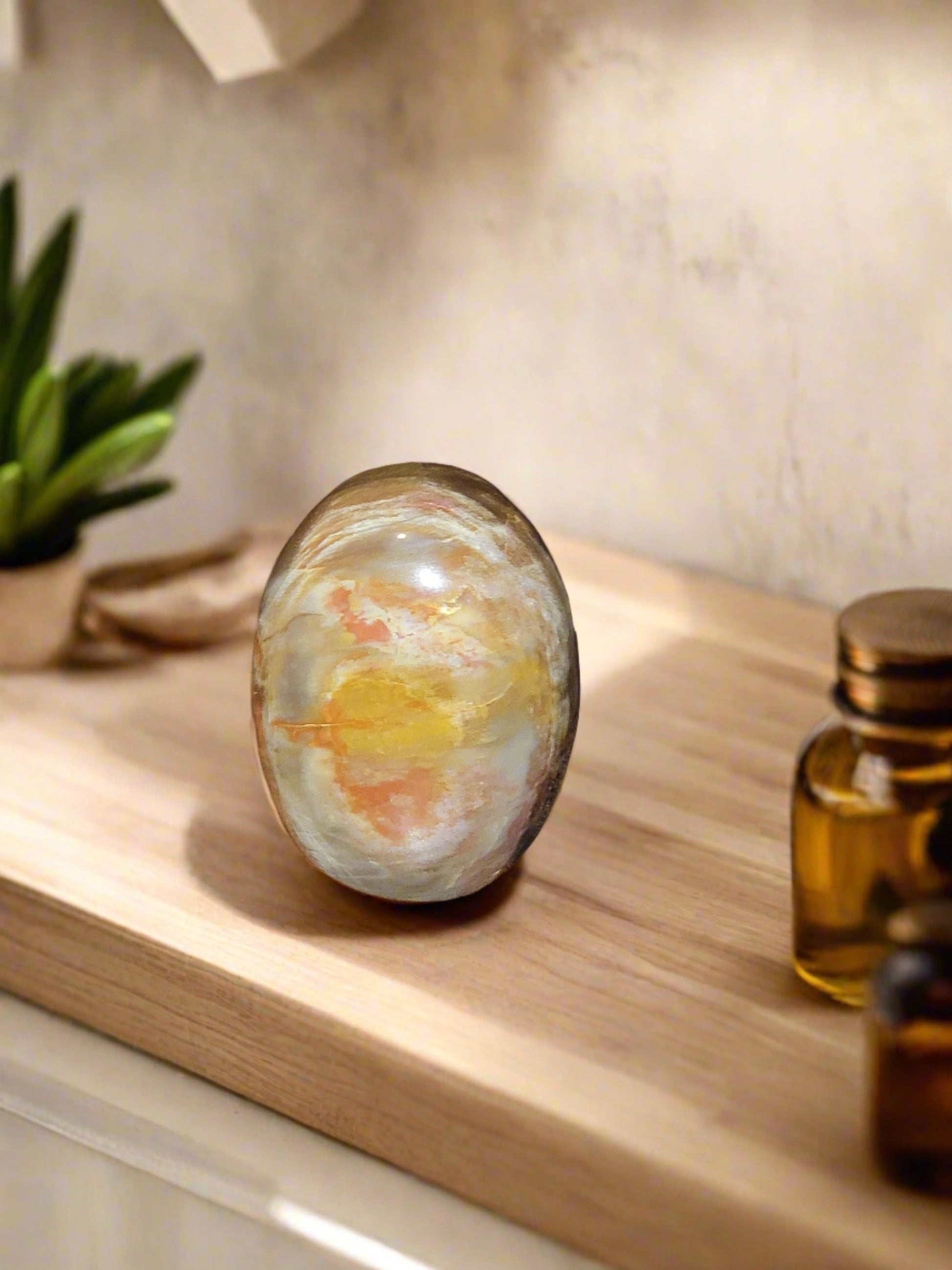 Petrified Wood Crystal- Summers Candles