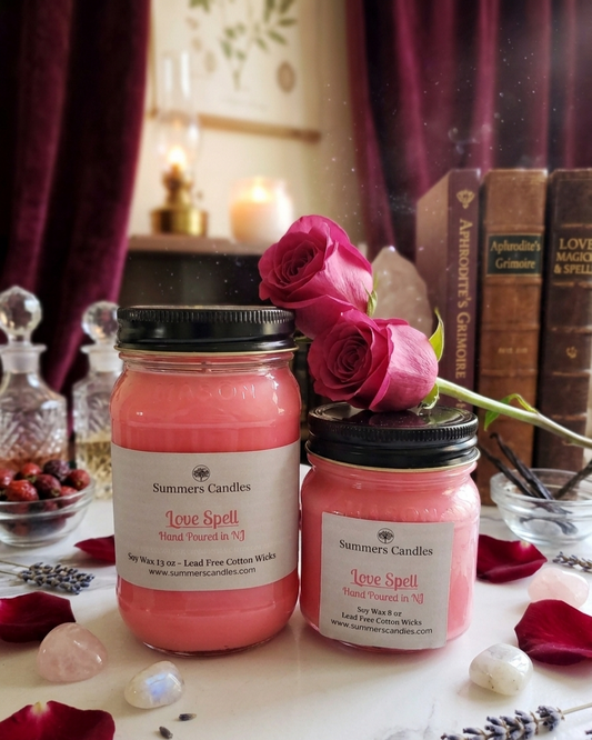 Love Spell Scented Candles - Summers Candles