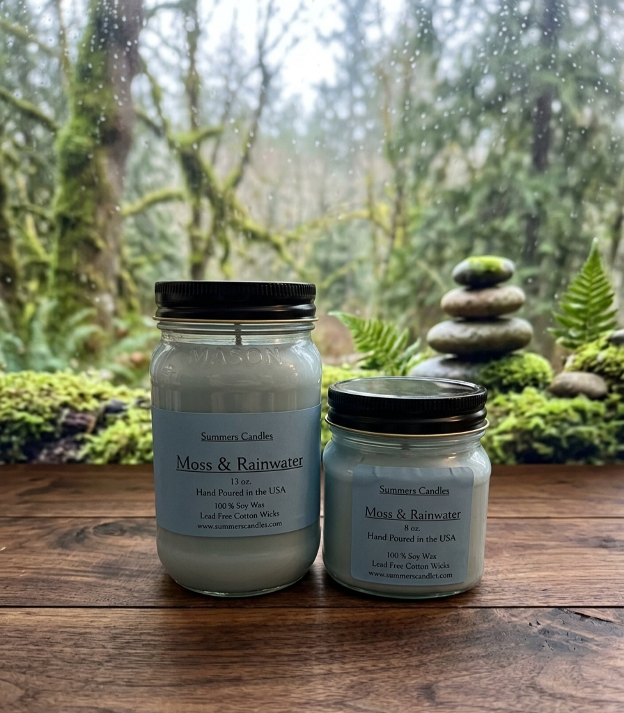 Moss and Rainwater Scented Candle