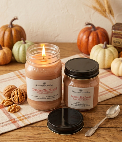 Banana Nut Bread Scented Candle - Summers Candles