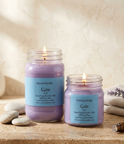 Calm Aromatherapy Scented Candle