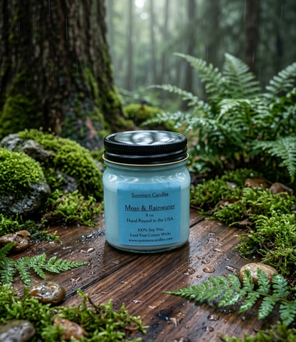 Moss and Rainwater Scented Candle