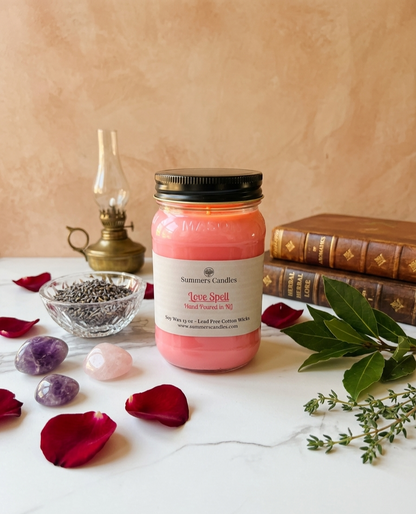 Love Spell Scented Candles - Summers Candles