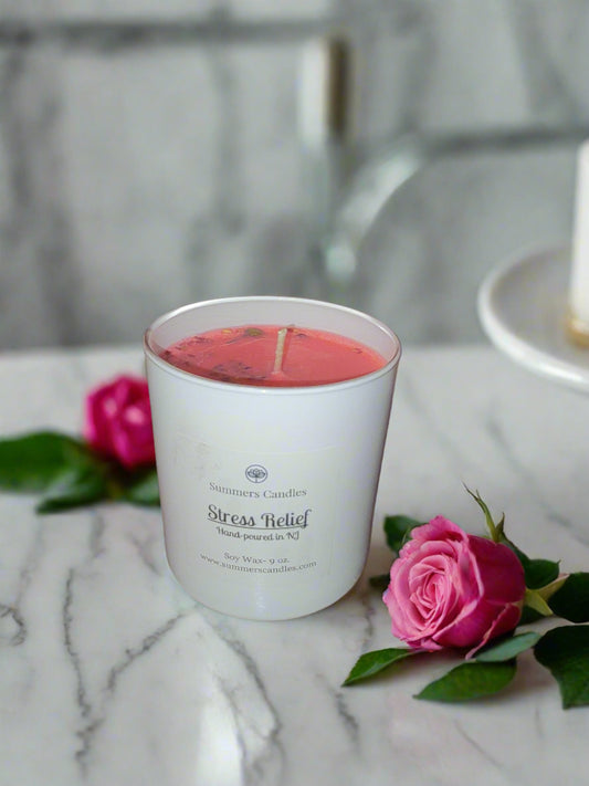 stress relief scented candles