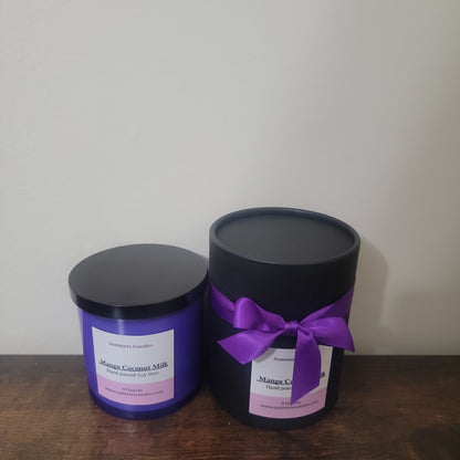 Mango Coconut Milk Scented Candles - Summers Candles
