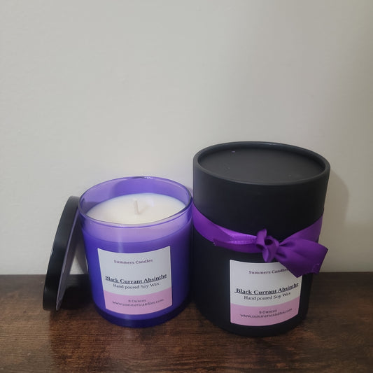 Black Currant and Absinthe Scented Candle