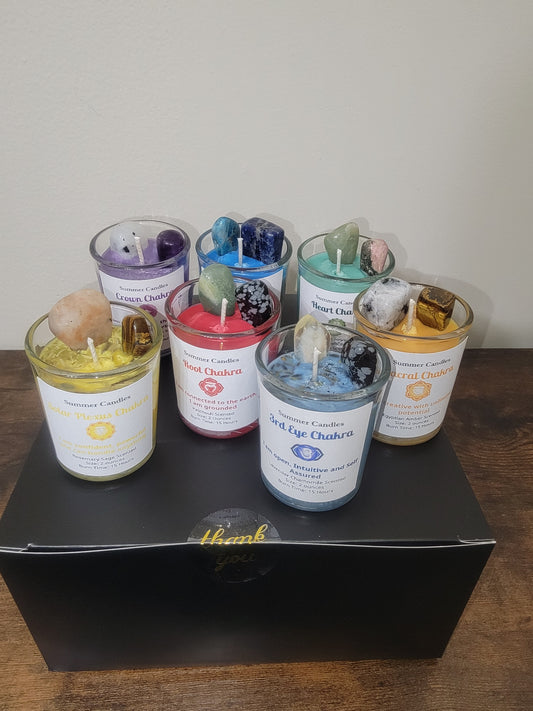 7 piece Chakra Candle Gift Set - Summers Candles